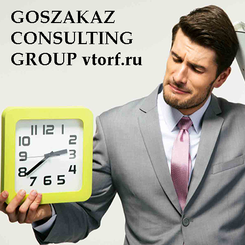 Срок получения банковской гарантии от GosZakaz CG в Орске